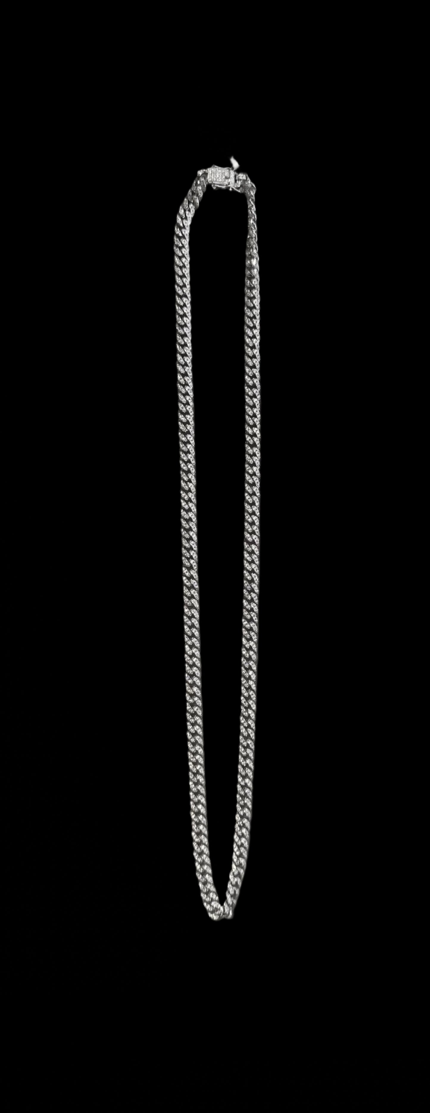 6MM VVS Moissanite Iced Out Miami Cuban Chain (22”)