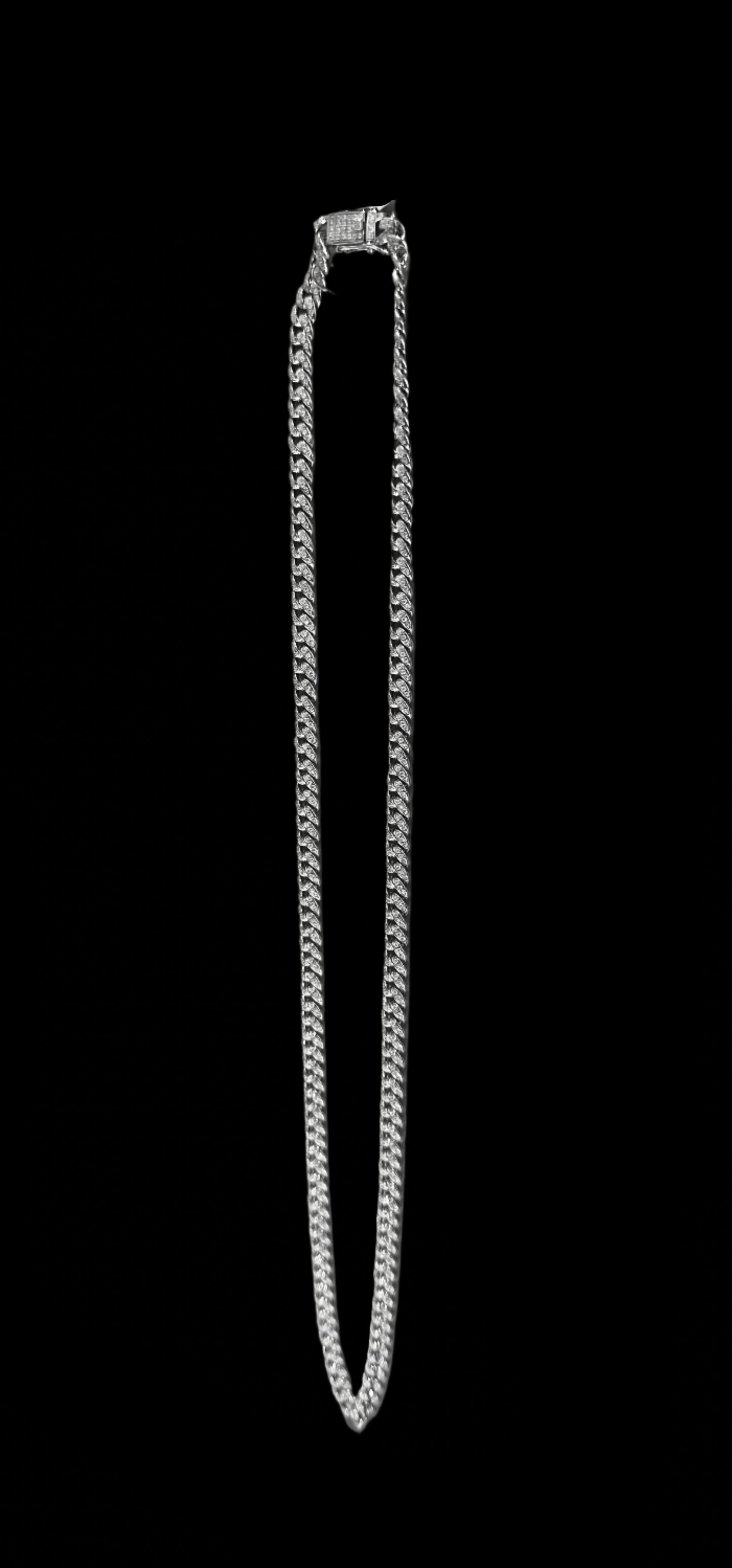 6MM VVS Moissanite Iced Out Miami Cuban Chain (22”)
