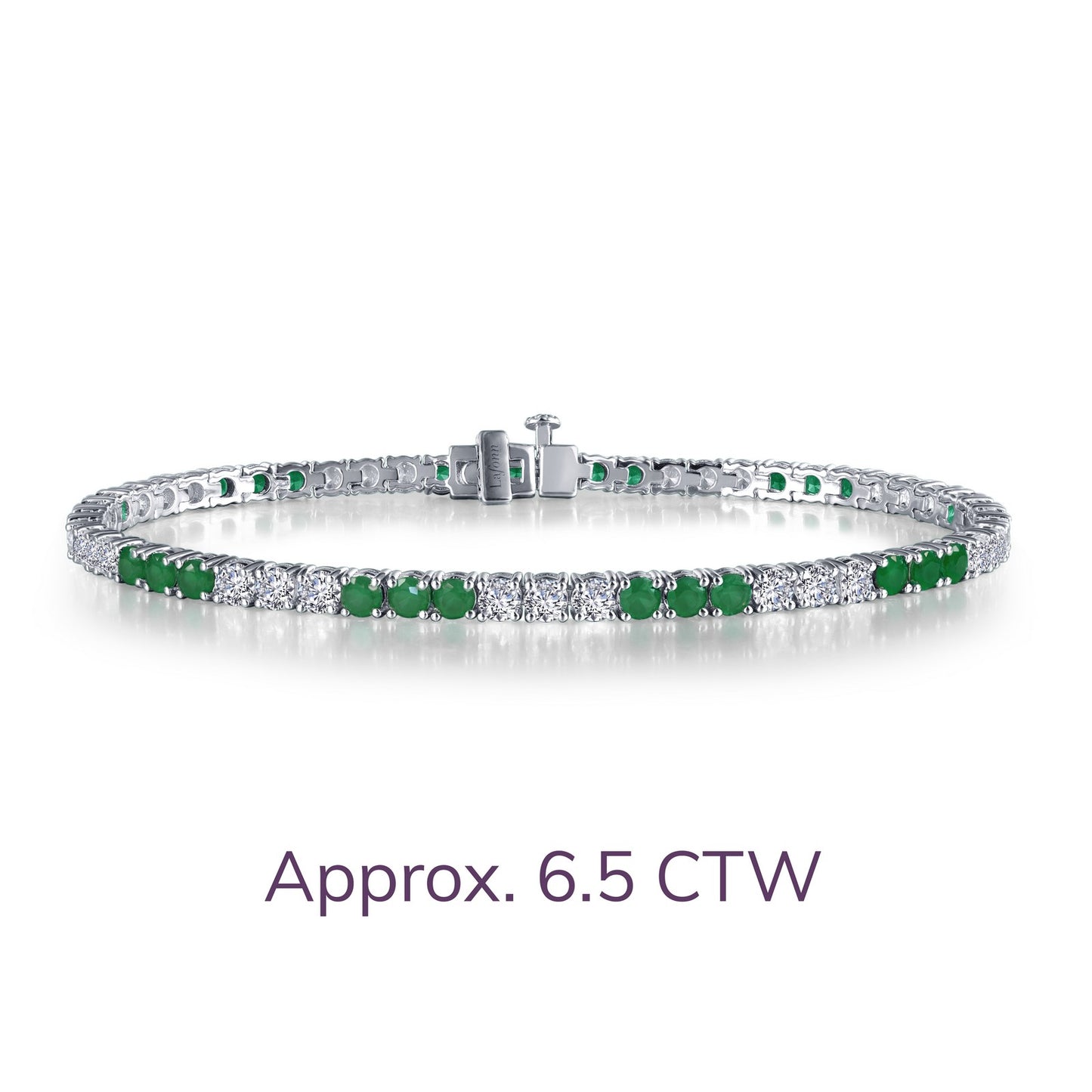 Emerald Alternating Bracelet