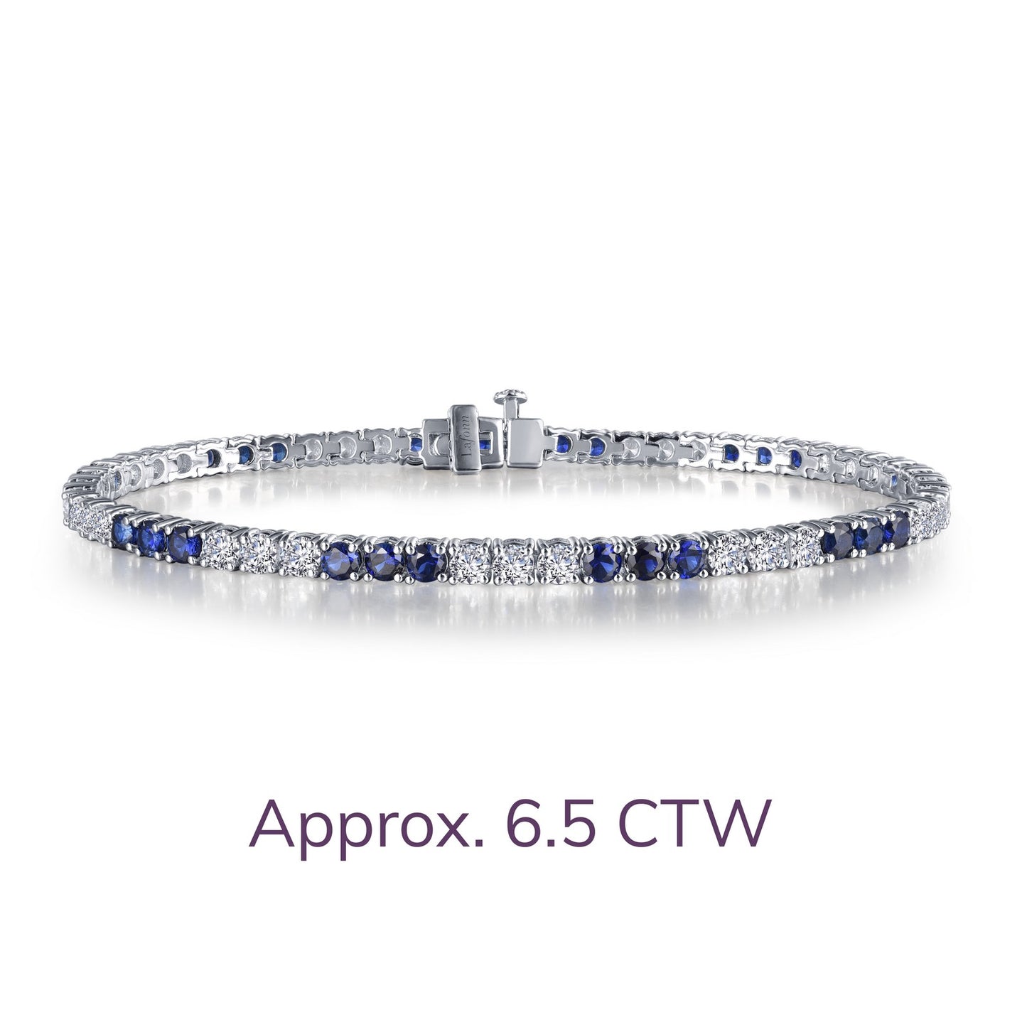 Sapphire Alternating Tennis Bracelet