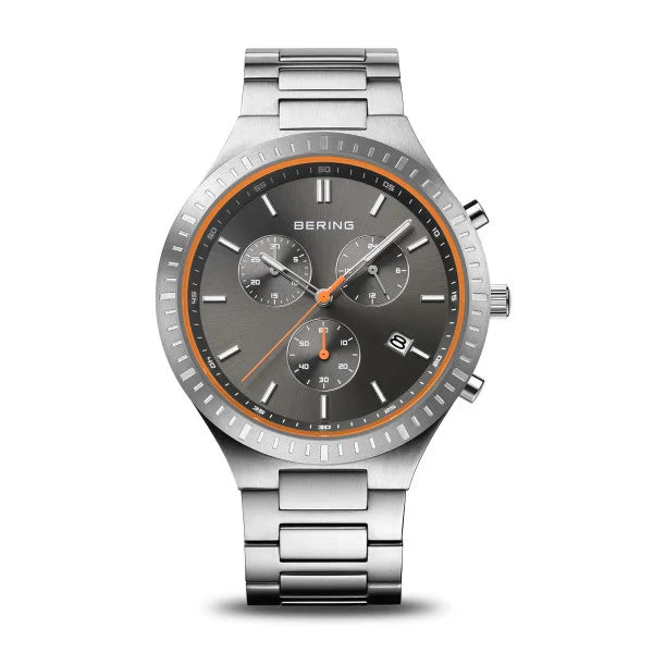 Titan Chrono | brushed silver | 11743-709