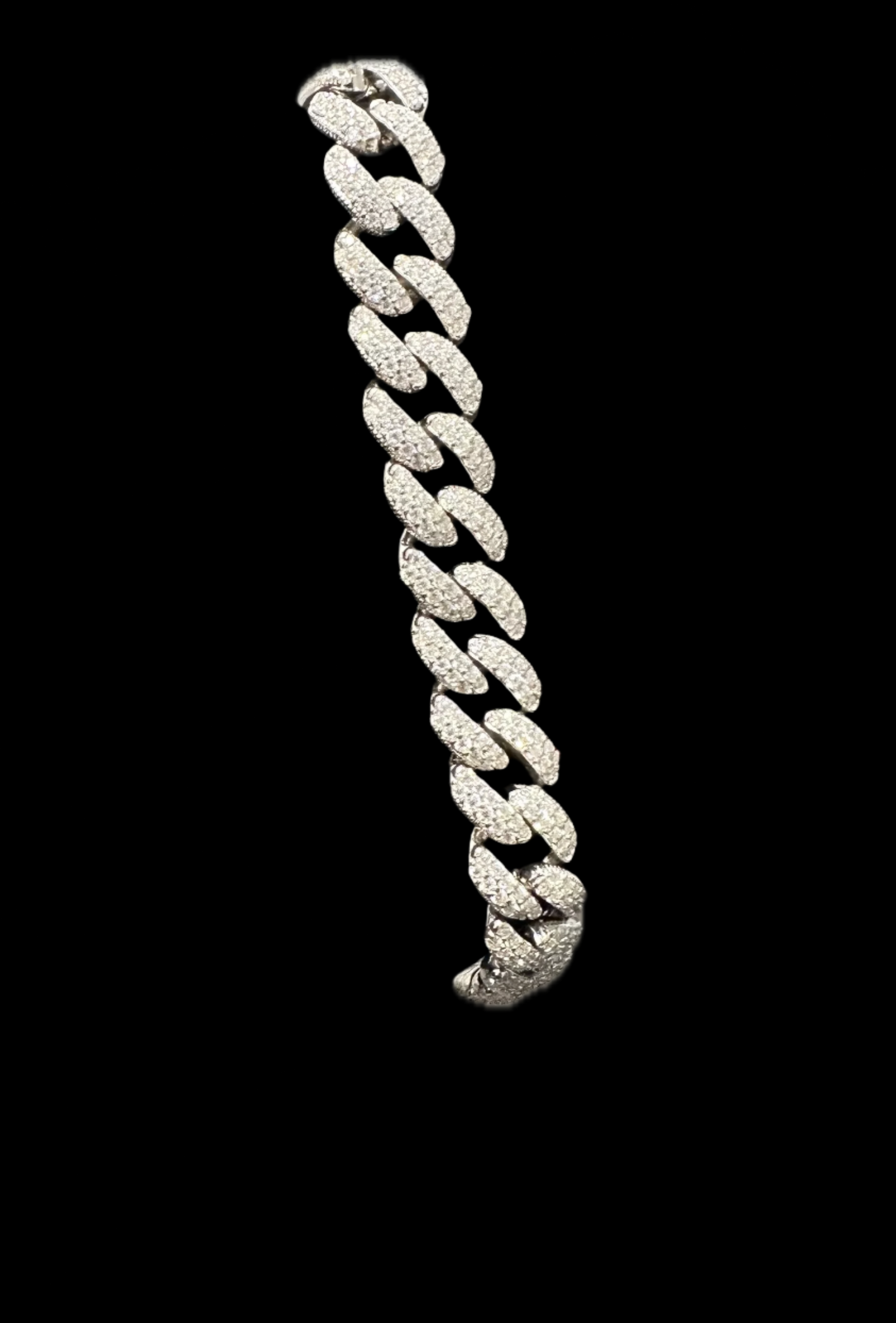 10MM VVS Moissanite Iced Out Miami Cuban Bracelet (8.5”)