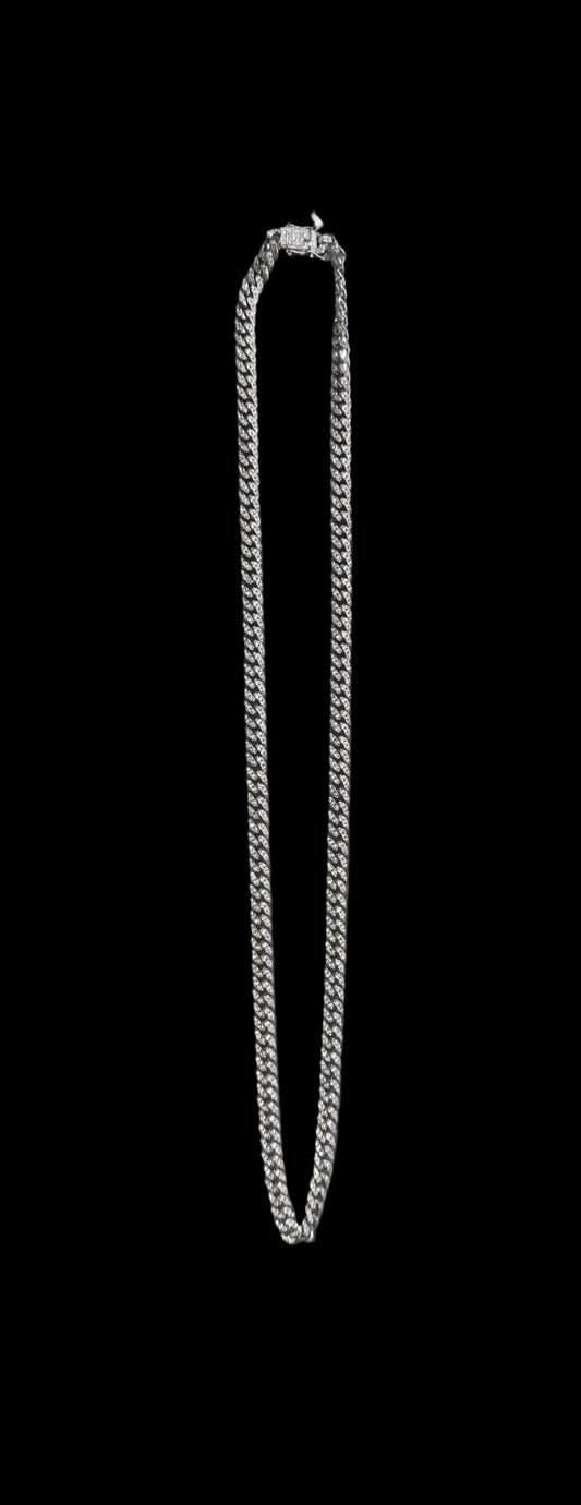 6MM VVS Moissanite Iced Out Miami Cuban Chain (22”)