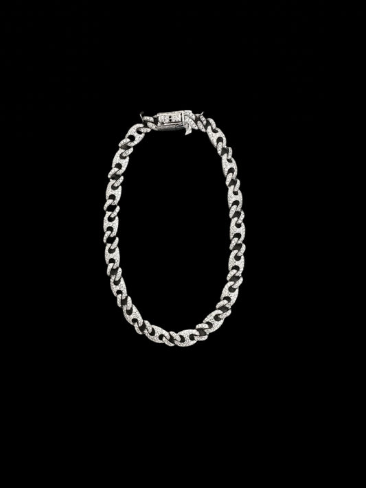 6MM VVS Moissanite Iced Out Gucci Miami Cuban Link Bracelet (8.5”)