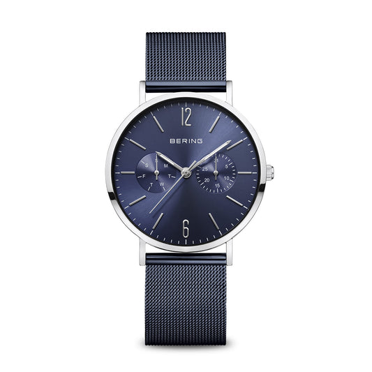 Bering Classic Blue Polished Watch