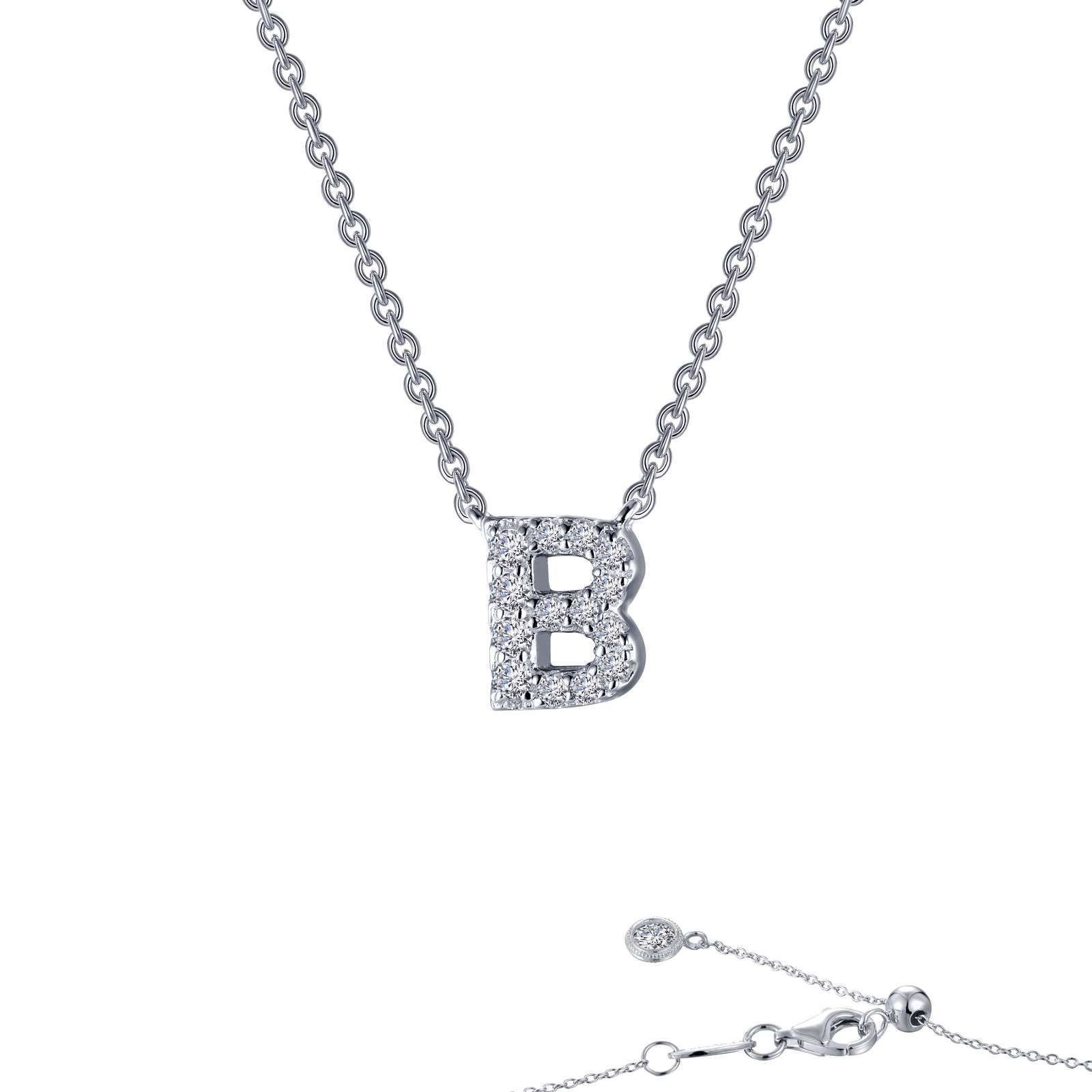 Letter b necklace on sale pandora