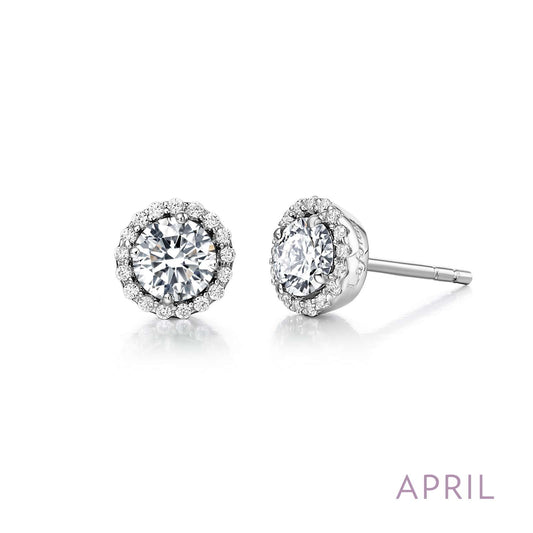 April Birthstone Earrings